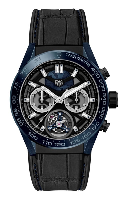 AAA Replica TAG Heuer Carrera "Tete de Vipere" Chronograph Tourbillon Chronometer Watch CAR5A93.FC6442